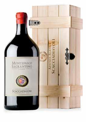 Cassetta in legno: vino Montefalco Sagrantino litri 3