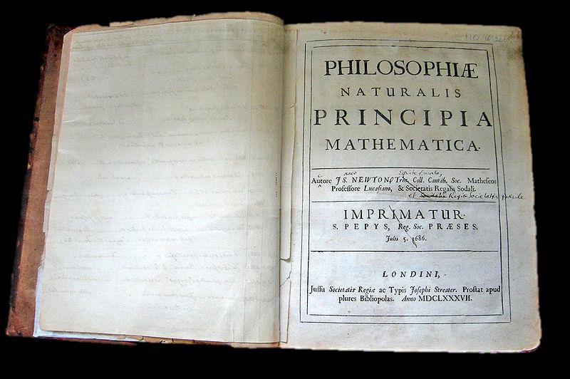 La Philosophiae Naturalis Principia Mathematica è un'opera in tre volumi di Isaac Newton.