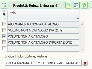 1.6 Pubblicazioni non a catalogo Nel caso il titolo richiesto non fosse presente a catalogo è possibile ugualmente provvedere all ordine.