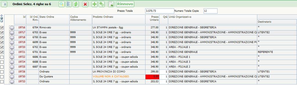 8 Rinnovi Nel mese di settembre si provvede alla campagna rinnovo annuale, pertanto viene visualizzato il pulsante come in fig. 28.