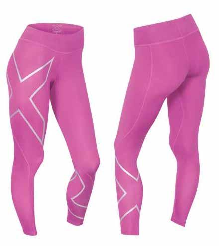 W perform WA2864b MID-RISE COMPRESSION TIGHTS Recommended ACTIVITIES / Training / ballsports / running BLK/DRF BLACK/DOTTED REFLECTIVE LOGO BLK/mgt BLACK Magenta silver *mmhg (millimetres of mercury)