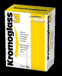 KROMOGLASS 2 KROMOGLASS: cementi a base di vetro-ionomero, miscelabili con acqua 2 3 Miscelabile con acqua, indicato per otturazioni di cavità in denti decidui di classe 1.