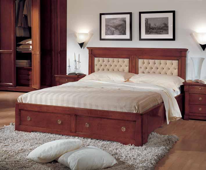 1/275 Letto matrimoniale 2 cassettoni Double bed 2 drawers cm. 172 x 208 x 112 H. ART.