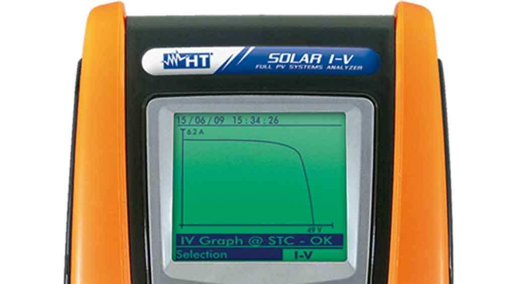 COLLAUDO IMPIANTI FOTOVOLTAICI SOLAR I-V Lo strumento SOLAR I-V è stato progettato per incontrare ogni esigenza di verificatori di installazioni fotovoltaiche.