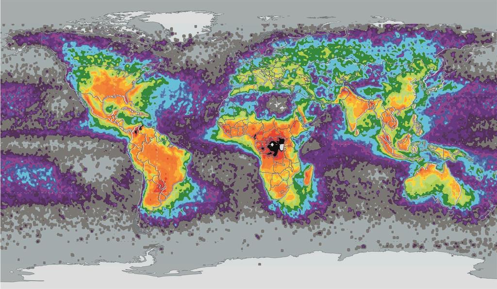 Rischio di fulminazione Densità di fulmini