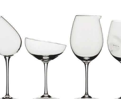 A series of communication perfect glasses for those who love wine and unique design objects.