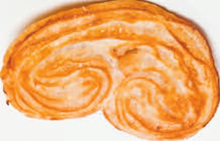 Bakery confectionery product, based on puff pastry, stuffed with apricot jam, ready to cook. Cooking: 180-190 C for 20-25 minutes.