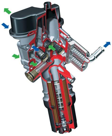 Meccanica del motore Parte inferiore del sistema d aspirazione Nella parte inferiore del sistema d aspirazione vi sono quattro farfalle del collettore d aspirazione, che vengono regolate dal