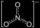 Nitrati Lo ione nitrato è un importante anione poliatomico. Ha formula NO 3. Lo ione NO 3 proviene dalla dissociazione completa dell'acido nitrico HNO 3 quando è sciolto in acqua.