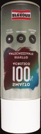 SMALTO 100% ACRILICO Ideale su superfici ferrose: garantisce un ottima protezione anticorrosiva.
