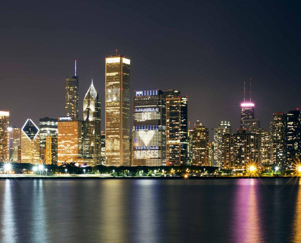 Chicago Conosciuta come la città del vento, Chicago sorge dalle rive del lago Michigan e presenta l immagine perfetta della moderna metropoli americana.