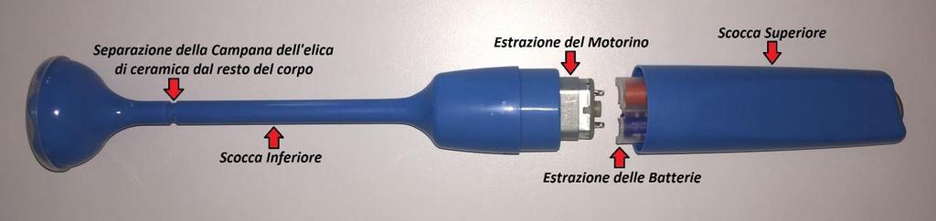 dispositivo Riapplicare il coperchio sulla campana dell elica di ceramica.