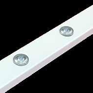 3m Angolo luce: 15 /55 Applicazione tramite viti Utilizzo interno ed esterno Componenti certificati CE 10 cm 100 cm 2,3 cm 1,4 cm 4,7 cm garanzia: 5 anni quantità LED: 10 LED/m tipo