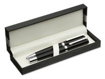 COLLEZIONE BUSINESS Colorado MO9098 Penna a sfera con meccanismo twist e pouch in PU. In scatola regalo nera. Refill blu.