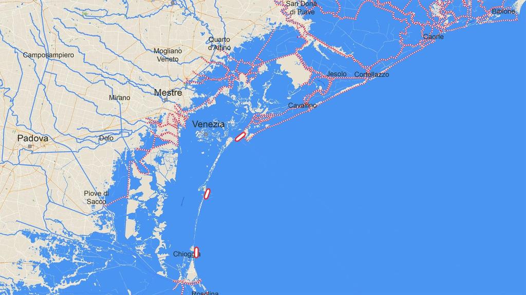 VENETO ORIENTALE E LAGUNA DI GRADO Sistema delle difese costiere e degli argini della bonifica VENETO