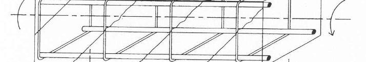 TRALICCIO RESISTENTE TRALICCIO SPAZIALE RESISTENTE (MODELLO DI ROUSCH) Su ogni parete della trave può essere ipotizzato un traliccio del tutto analogo a quello di Mörsch, costituito da bielle di