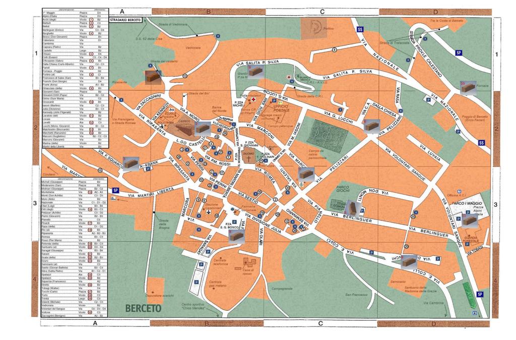 Disposizione sul territorio Requisiti per scelta posizionamento: - suolo pubblico - installata su terreno (ove