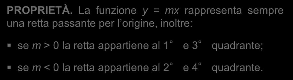 4 Considerazioni sul coefficiente di proporzionalità diretta PROPRIETÀ.