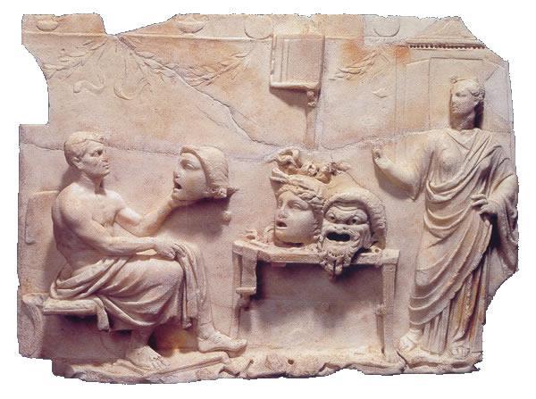 Il teatro antico Gli autori più rappresentativi della commedia greca furono: Aristofane (V-IV sec. a.c.) Compose opere fortemente satiriche nei confronti dei potenti della sua epoca Menandro (IV-III sec.
