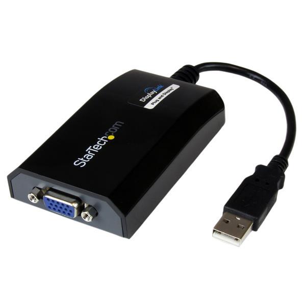 Adattatore USB a VGA - Scheda grafica video esterna USB per PC e MAC- 1920x1200 Product ID: USB2VGAPRO2 L'adattatore USB a VGA USB2VGAPRO2 funge da scheda grafica esterna per computer Windows e Mac :