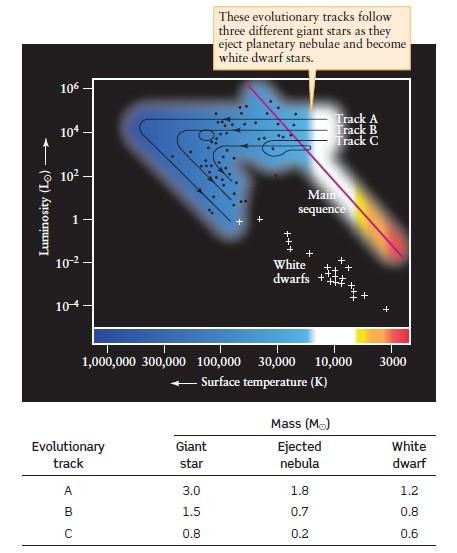 Evoluzione di Giganti in Nane Bianche Le nane bianche, una