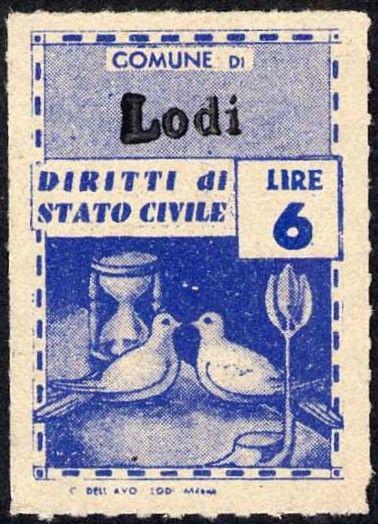 Lodi Stato civile Dentellatura a