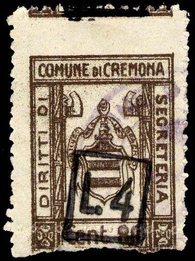 Stampa mm. 20x27. 31 C. 25 su C. 10 bruno 32 C.