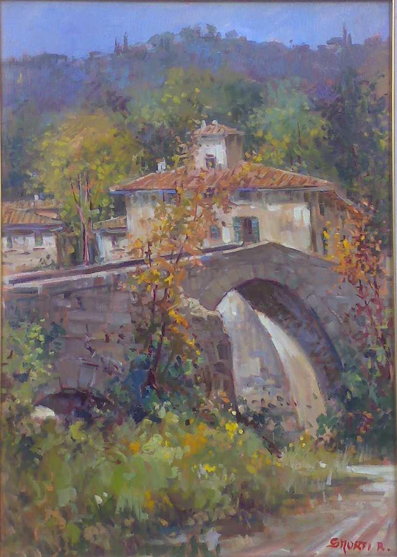 VICCHIO - PONTE ROBERTO SMORTI Pittore di Villamagna, Bagno a Ripoli. E tra i più noti paesaggisti nel panorama artistico fiorentino.