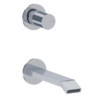 7305/3/A/E + 734034 MISCELATORE LAVABO DA PARETE WALL BASIN MIXER 71 7305/3/B/E + 734034 MISCELATORE