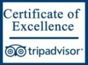 2015, 2014 TRIPADVISOR Certificato di Eccellenza