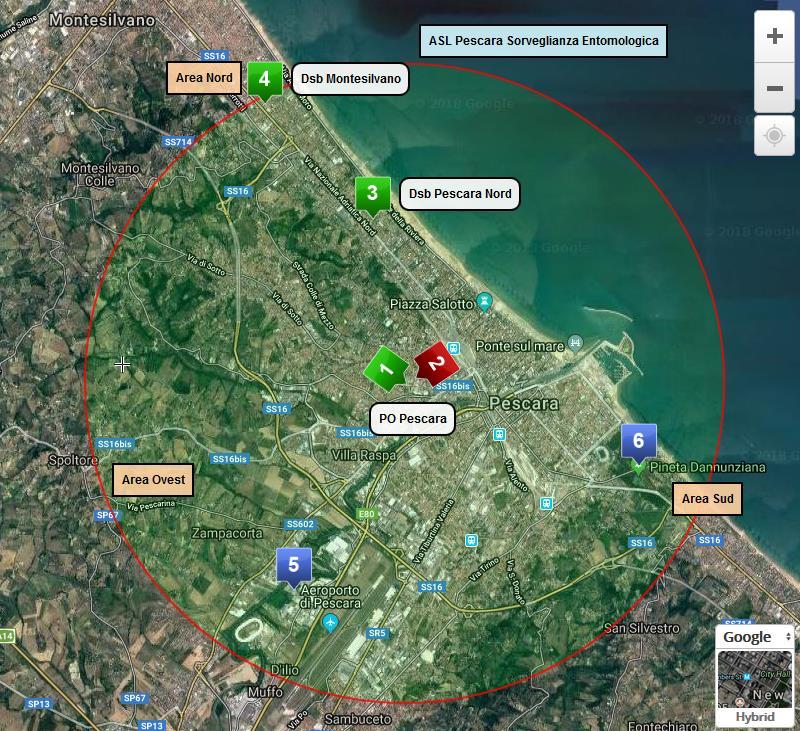 Estensione del Monitoraggio entomologico