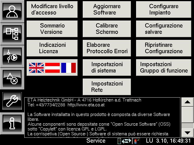 Controllo remoto Cancellazione della registrazione Cancellazione della registrazione del touchscreen Se si desidera cancellare completamente la registrazione di un touchscreen per il comando a