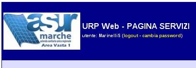 CAMBIARE LA PASSWORD Dopo esservi collegati con le vostre credenziali in alto a fianco del logo ASUR troverete la voce CAMBIA PASSWORD che serve a personalizzare