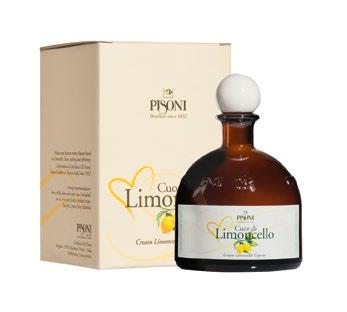 Delicato e cremoso liquore a base di scorze di limone, dolce,