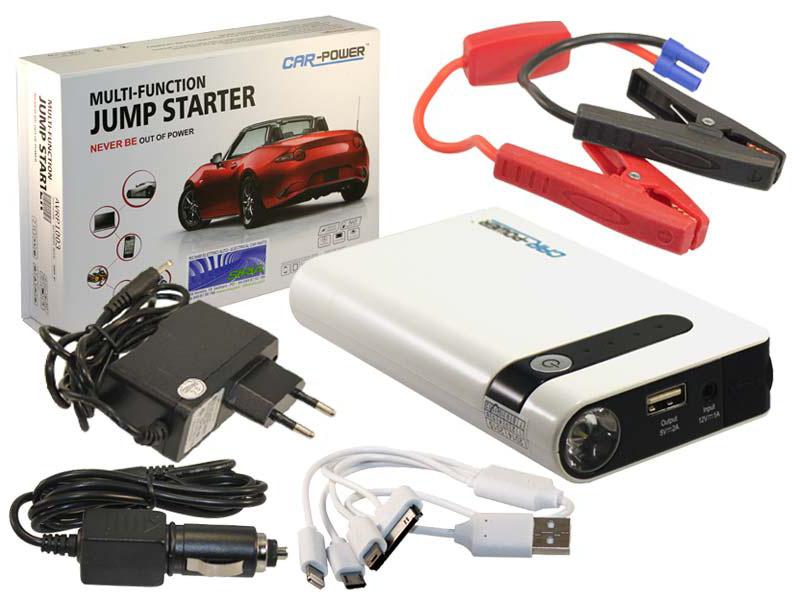 AVRP1003 AVVIATORE BOOSTER ALIMENTATORE CP-03 12V polimeri Uscita: 5V / 2A; 12V Jump Start 132x75x24mm.