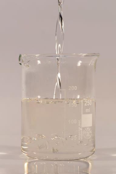 Liquido solubile, trasparente di
