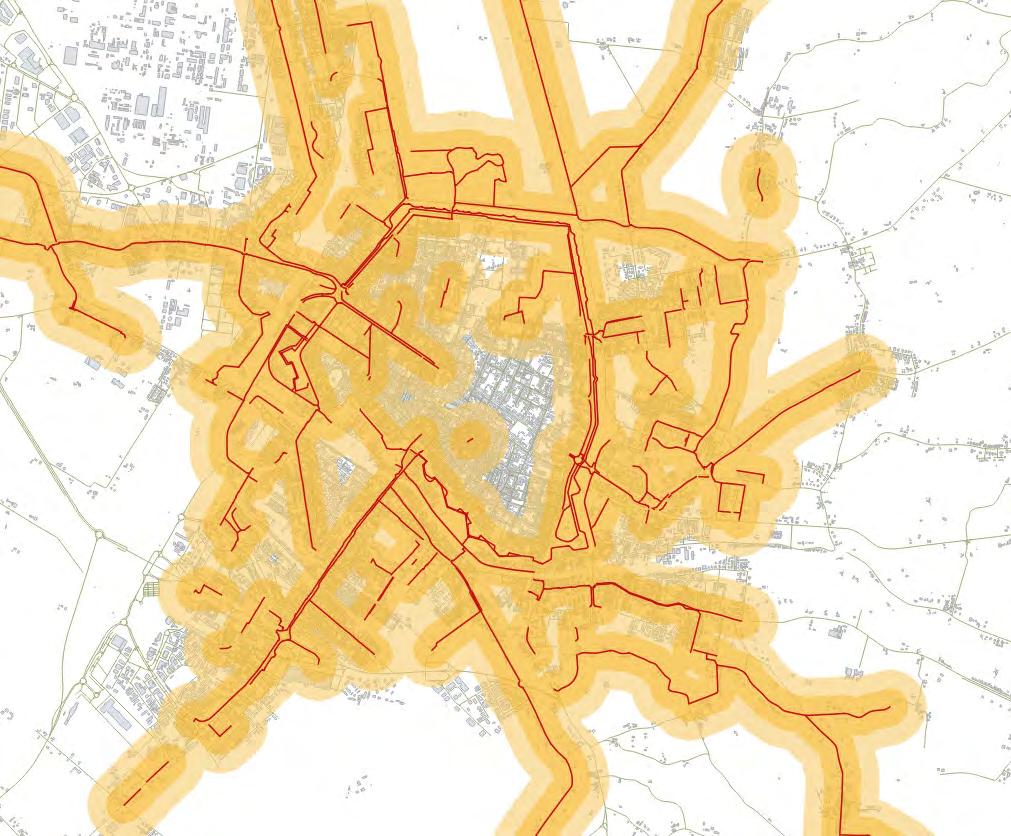 Rete ciclabile e popolazione