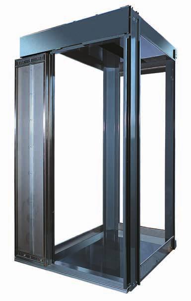 CABINA TMC (Tailor Made Car) Gli ascensori GMV sono dotati di una cabina tailor made personalizzabile, solida e leggera, ideale per ascensori a basso consumo energetico. L assemblaggio è semplificato.