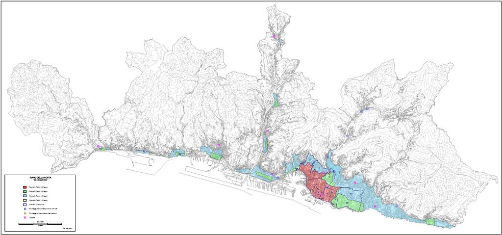 BLU AREA Le opzioni tariffarie / 1 La tariffazione risponde ai criteri stabiliti dalla DCC 114/2010 che ha suddiviso il territorio comunale in quattro diverse fasce