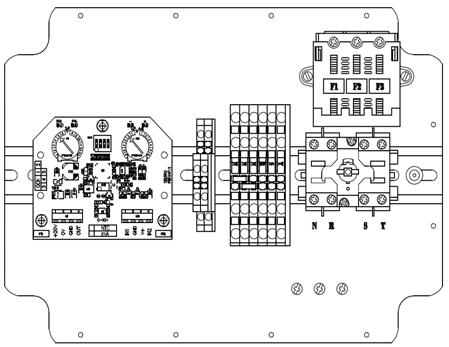 14 Regolatore EC-nano completo in quadro elettrico IP65 da esterno Il regolatore può essere fornito già inserito in un quadro