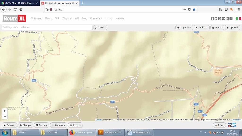 16:42 CHIUSURA STRADE: Dalle ore 06:50 alle ore