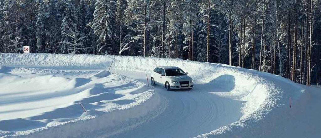 PISTA DI COLLAUDO INVERNALE BRIDGESTONE L'AVANGUARDIA NELLO SVILUPPO DEI PNEUMATICI INVERNALI Posta a meno di 100 km dal Circolo polare