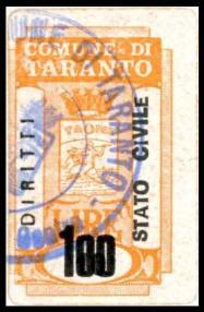 5 Urgenza 1940/< Stesso tipo con stemma più piccolo. Stampa mm.