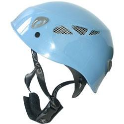MATERIALI CASCO Il casco da alpinismo è costituito da una calotta di materiale sintetico a volte rafforzato con fibra di vetro o carbonio che deve resistere a urti e colpi dell entità prevista dalla