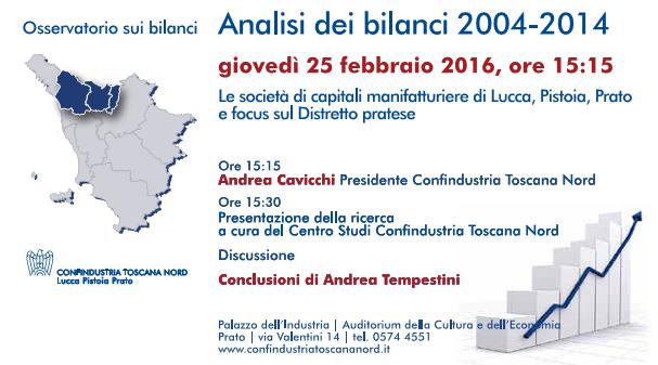 Analisi dei bilanci 2004-2014 Le società di capitali manifatturiere di