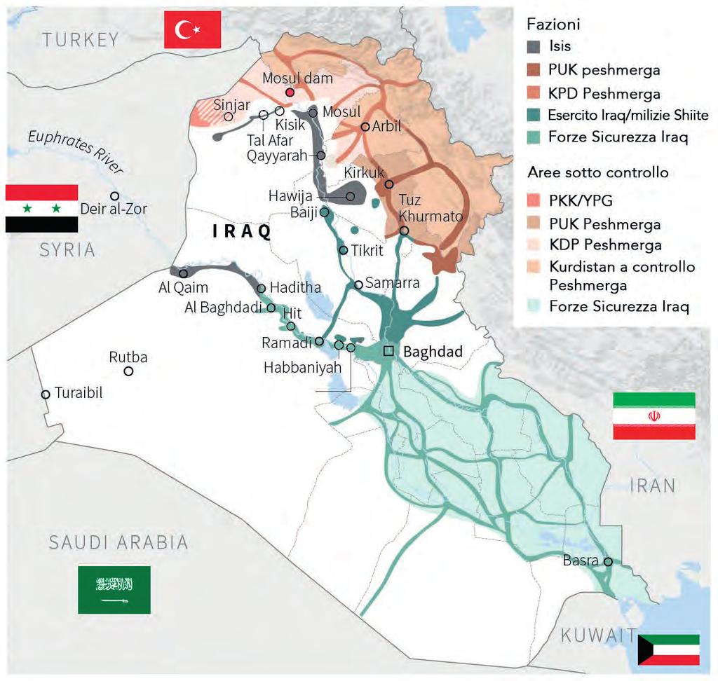 La messa in sicurezza della diga di Mosul oltre che dall ISIS - anche dalla morfologia del terreno, il quale presenta nel sottosuolo spessi strati di gesso e anidrite solubili in acqua che ne