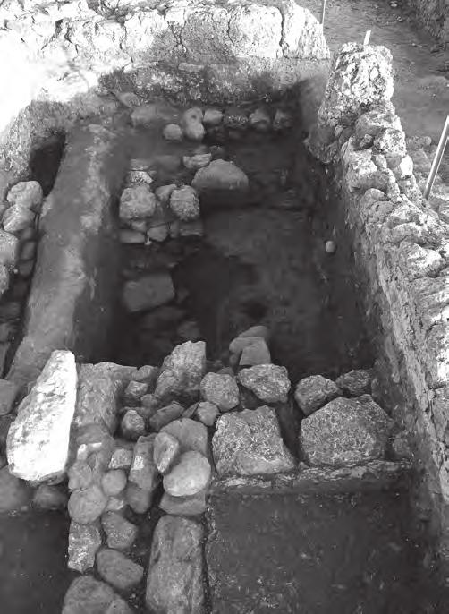 Fig. 10 - Nora, Casa dell Atrio Tetrastilo. Veduta dell AMb. L a fine scavo.