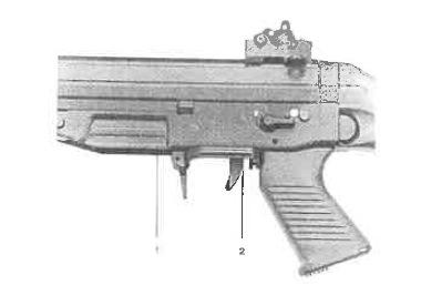SIG 550-551 SP 3.11.Tiro con i guanti Per il tiro con i guanti, il ponticello può essere ruotato verso destra o verso sinistra.