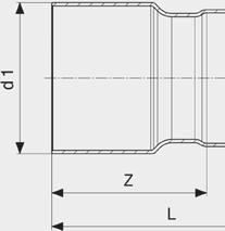 360 54 42 65 101 Manicotto di riduzione Sanpress Inox XL Modello 2315.