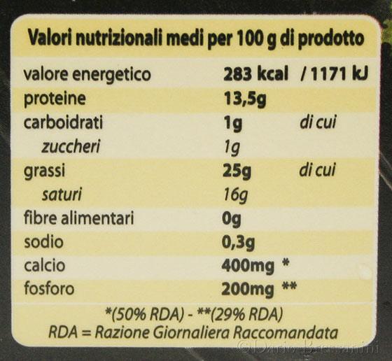 ETICHETTATURA NUTRIZIONALE Un altro effetto dovuto al regolamento comunitario CE/1169/2011 è l obbligatorietà di inserire sugli incarti degli alimenti la tabella nutrizionale.